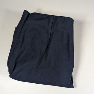 rag & bone Pants Womens Size 0 Navy Blue Solid Trousers Side Zip Dress Pants